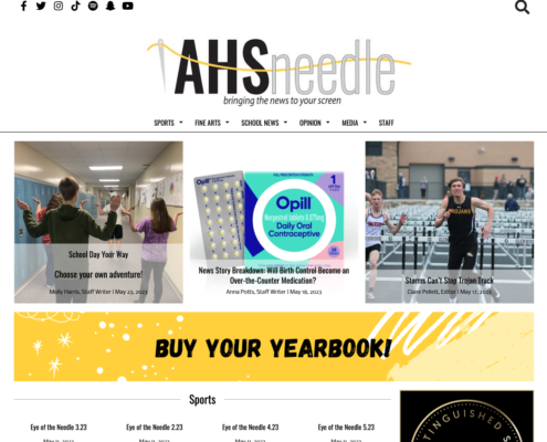 high school newspaper websites