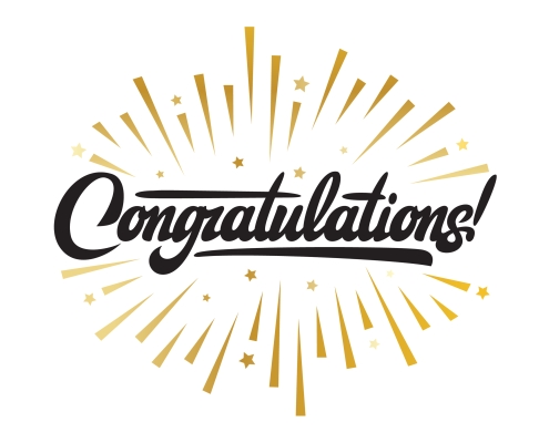 Congratulations
